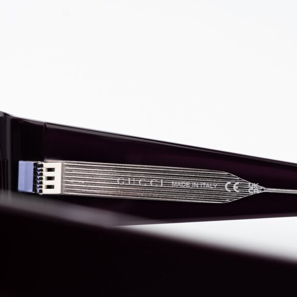 Gucci Women Sunglasses Violet Rectangular GG1917S 010 BRAND NEW - Picture 5 of 9